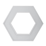 Подвесной светодиодный cветильник Geometria ЭРА Hexagon SPO-123-W-40K-045 45Вт 4000К белый Б0050554