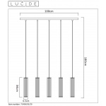 Подвесной светильник Lucide Lionel 73406/05/30