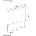 Подвесной светильник Lucide Orlando 74404/05/65