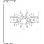 Потолочный светильник Lucide Zidane 77184/45/30