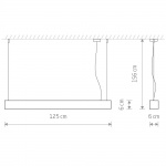 Подвесной светильник Nowodvorski Soft Led 120x6 7525