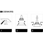 Встраиваемый светильник Denkirs DK3020-WH