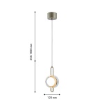 Подвесной светодиодный светильник Favourite Yo-yo 4334-2P