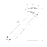 Трековый светодиодный светильник Elektrostandard Pika 85111/01 a065273