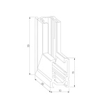 Коннектор L-образный внутренний Elektrostandard Mini Magnetic 85180/00 a065640