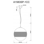 Подвесной светильник Arte Lamp Galactica A1583SP-1CC