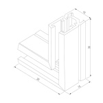 Коннектор L-образный Elektrostandard Mini Magnetic 85179/00 a065639