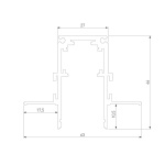 Встраиваемый шинопровод Elektrostandard Slim Magnetic 85209/00 a067502