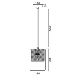 Подвесной светильник Vele Luce Nota VL6412P01