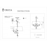 Подвесная люстра Freya Driana FR2405-PL-05C-BZ
