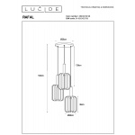 Подвесная люстра Lucide Rafal 45492/13/36