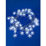 Светодиодная гирлянда Uniel снежинки 220V белый ULD-S0700-050/DTA White IP20 SNOWFLAKES-2 07935