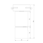 Трековый светодиодный светильник Elektrostandard Sens 85047/01 черный a062878