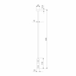 Декоративная стойка двойная Elektrostandard Esthetic Magnetic 85150/00 a065446