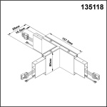 Подвесной светодиодный светильник Novotech Over Iter 135118