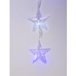 Светодиодная гирлянда Uniel занавес 220V белый ULD-E5505-196/DTK WHITE-BLUE IP20 STARS-1 UL-00001410