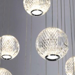 Подвесная светодиодная люстра Odeon Light Crystal 5007/120L