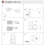 Уличный светодиодный светильник ST Luce Visano SL9501.401.01