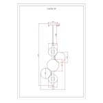 Подвесная люстра Moderli Renny V10795-5P