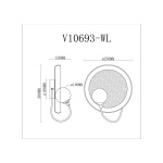 Бра Moderli Cosmi V10693-WL