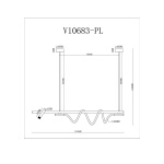 Подвесной светодиодный светильник Moderli True V10683-PL