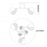 Потолочная люстра Escada Kalina 1119/3PL