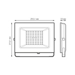 Прожектор светодиодный Gauss Elementary 100W 4000К 613100110