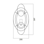 Бра Vele Luce Electra VL6146W01