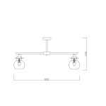 Потолочная люстра Freya Circle FR5183PL-08G