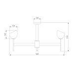 Подвесная люстра Eurosvet Arrista 60130/8 хром Smart