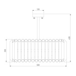 Потолочная люстра Bogates Castellie 362/5