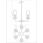 Подвесная люстра Moderli Metric V10020-6P