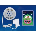 Светодиодная влагозащищенная лента Uniel 7,5W/m 42LED/m 2835SMD фиолетовый 2M ULS-P76-2835-42LED/m-IP65-2M-SPSB RRP18C00 UL-00004101