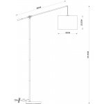 Торшер Arte Lamp Dylan A4054PN-1PB