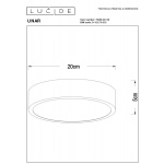 Потолочный светодиодный светильник Lucide Unar 79185/20/30