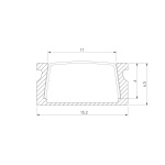 Профиль алюминиевый с рассеивателем Elektrostandard LL-2-ALP006 a053618