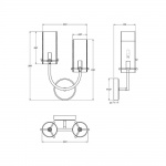 Бра Maytoni Arco MOD223WL-02BS