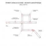 Шинопровод однофазный с вводом питания и заглушкой Elektrostandard 85081/00 a057088