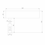 Декоративная стойка с вводом питания Elektrostandard Esthetic Magnetic 85140/00 a065432