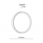 Настенно-потолочный светодиодный светильник Sonex Woodi 7603/DL