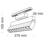 Трековый светодиодный светильник Maytoni Track Lamps TR015-2-20W3K-B