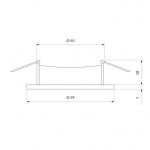 Встраиваемый светильник Elektrostandard Dorma 25001/01 a057004