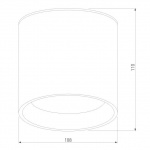 Уличный светодиодный светильник Elektrostandard Light Led 35132/H черный a056231