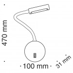 Бра Maytoni Stem C035WL-L3W3K