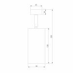 Светодиодный спот Elektrostandard Diffe 85266/01 белый/черный a058252