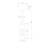 Декоративная стойка Elektrostandard Esthetic Magnetic 85142/00 a065434