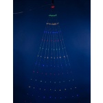 Уличная светодиодная гирлянда Uniel Лучи росы 220V разноцветный ULD-E0200-200/STA Multi IP44 UL-00007284