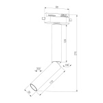 Трековый светодиодный светильник Elektrostandard Pika 85112/01 a065275