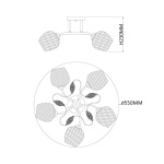 Потолочная люстра Escada Sorbaria 1108/5PL