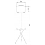 Торшер Arte Lamp Combo A2070PN-1BK